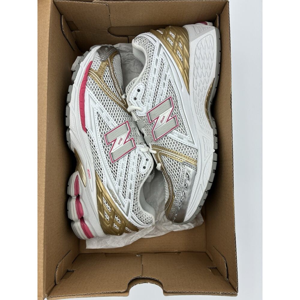 New Balance 1906R Grey Pink Gold Sneakers Women 8 Men 6.5 U1906RCH - Picture 7 of 8